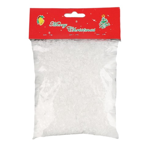 White fake artificial snow - white,