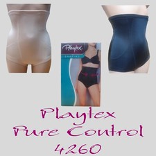 Playtex Shapewear Sleeveless Sil Control P4261 High Waist Black Nude