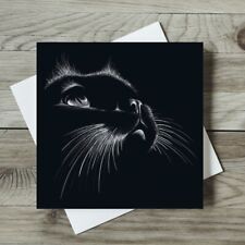 Black Magic Black Cat Greeting