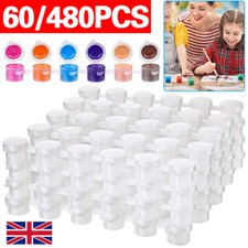 480PCS 3ml Mini Empty Paint