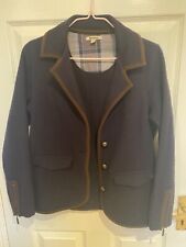 ?Beautiful Barbour women navy blue blazer, size 10, good condition 