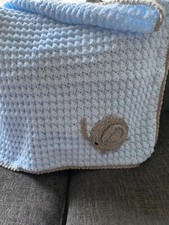 Hand Crochet/Knitted Blue