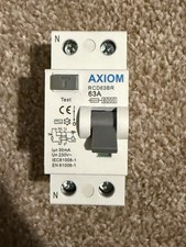 Axiom RCD63BR 63A DP 30mA RCD