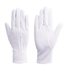 White Cotton Gloves -
