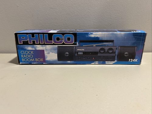 Philco clock radio - boom, box