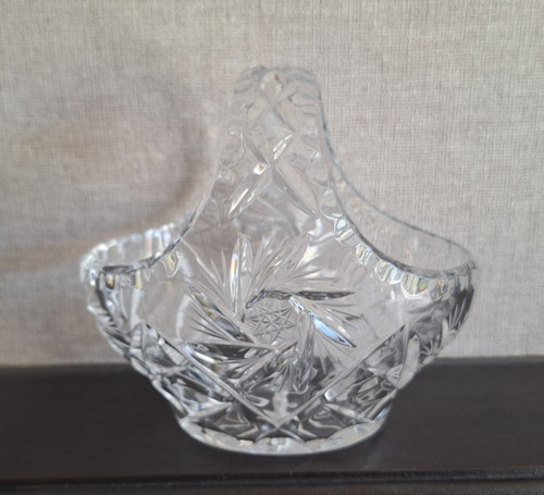 Vintage cut glass lead - lead, crystal