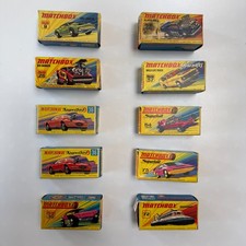 Matchbox Superfast Bundle of 10 Original Boxed Cars Excellent Condition