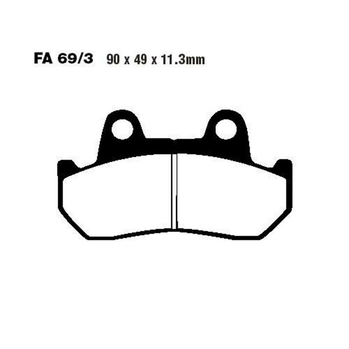 Pair ebc pads fa069 - pair,
