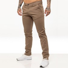 Enzo Chinos Trousers Mens Slim