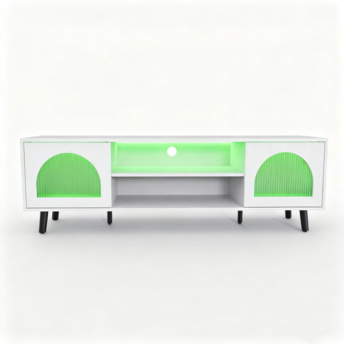 White stand rgb led - tv,