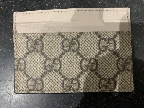 Gucci supreme card holder - gucci,