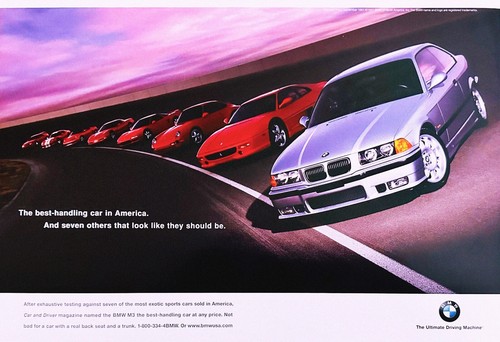 Bmw series poster 13x19 - bmw,