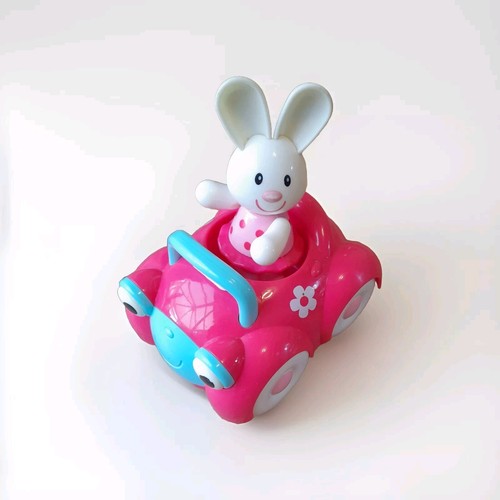 Elc toy car with bunny - toy,