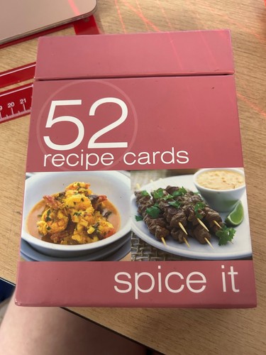 Spice recipe cards - recipe,