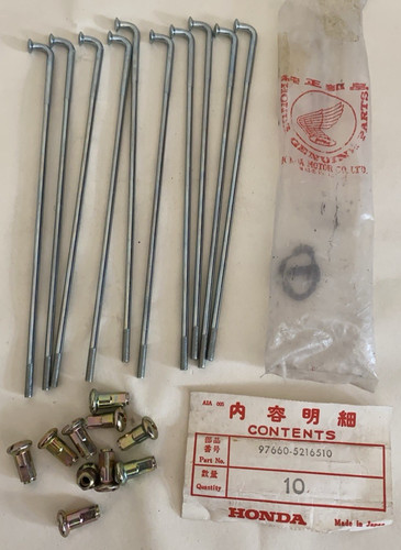 Honda spokes nipples 10 - honda,