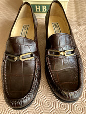 HB Ladies Italian brown leather shoes size 6.5 B