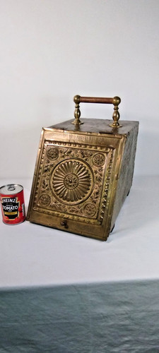 Vintage coal box - coal, fireside