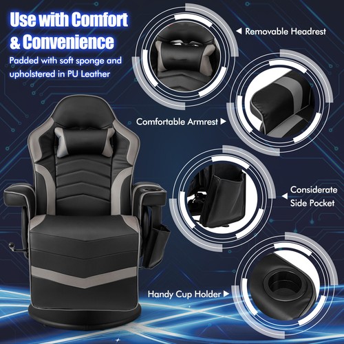 Massage video gaming recliner - video,