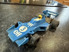 Scalextric Car F1 Grand Prix Blue Elf Tyrell  l 1970s C121  Working