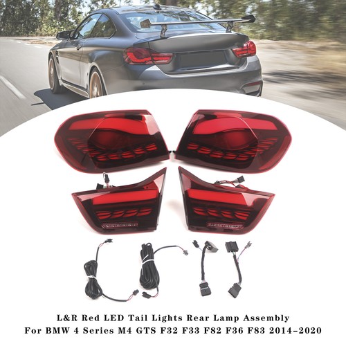 Red led tail lights - l&r,