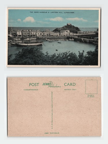 Vintage postcard ilfracombe - postcard,