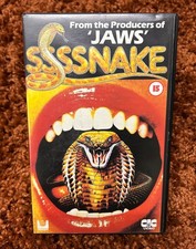 VHS tape SSSSNAKE. Strother Martin, Dirk Benedict.  Original 70s horror 94 mins.