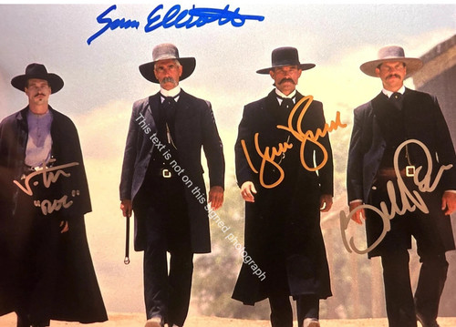 Tombstone movie cast signed - tombstone,