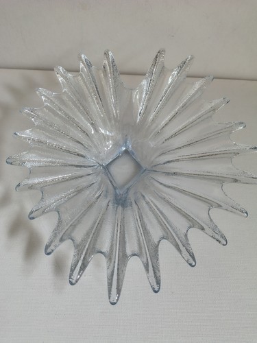 Dartington crystal glass - crystal, palm