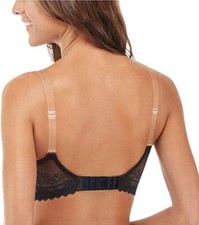 2 Pair Transparent Clear BRA STRAPS Non-Slip Adjustable Bra Soft Accessories UK