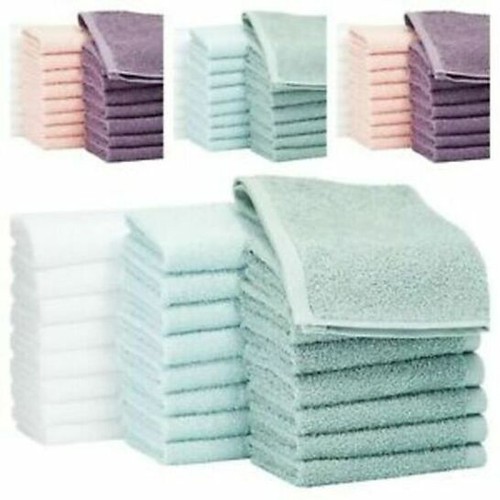 Set 12 face cloths - set, &