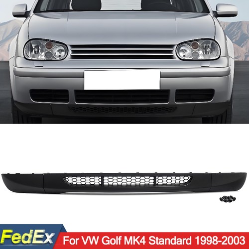 Black front bumper lip valance - black,