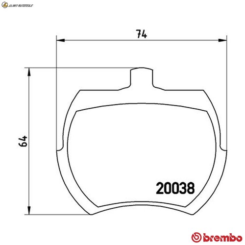 Brake pad set - brake,