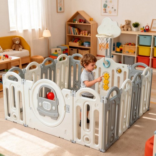 Foldable baby playpen safety - foldable,
