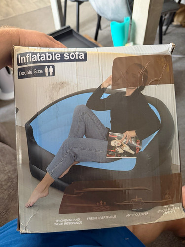 Double size inflatable sofa - size,