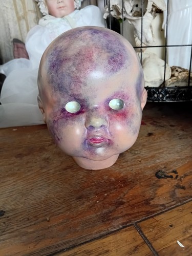 Zombie toddler head - zombie,