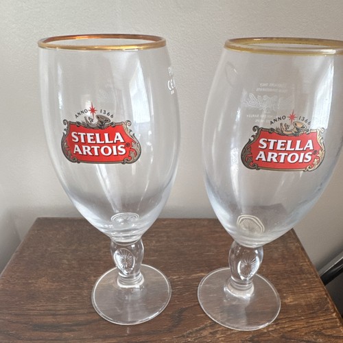 Stella artois stemmed gold - 2x,