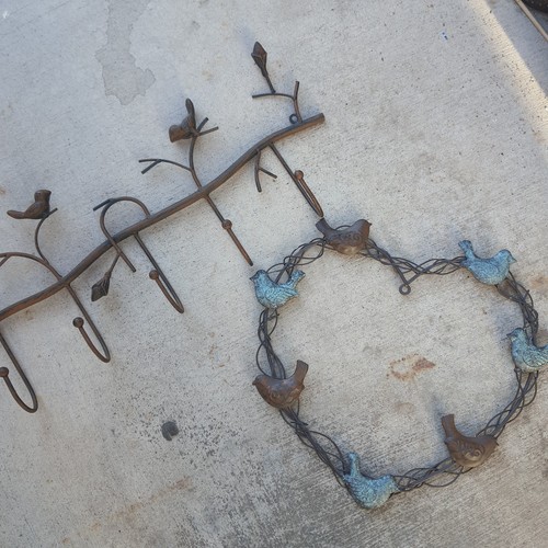 Metal bird hooks - metal, +