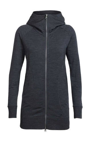 Icebreaker dia long hooded - icebreaker,