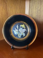 Chokin Art 24kt Gold Floral