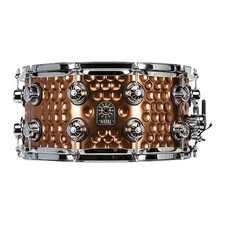 Natal - 14" x 7" Hand Hammered Steel Snare Drum, Tru-Tune Tension Rods, FREE Eva