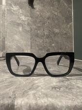 PRADA VPR A03 Eyewear Clear Lens, Black, 52-18  140 Black