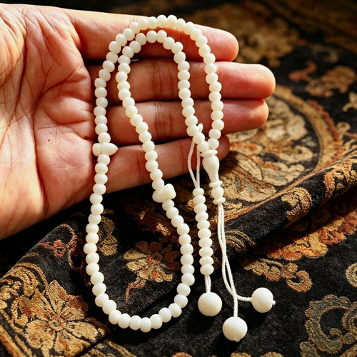 Camel bone tasbih 100 - bone,