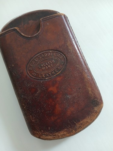 Antique real saddlers - real, leather