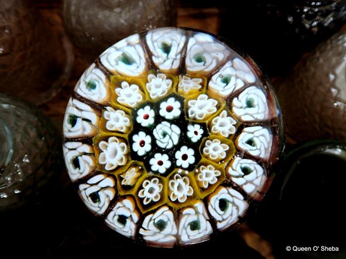 Murano millefiori aventurine - millefiori,
