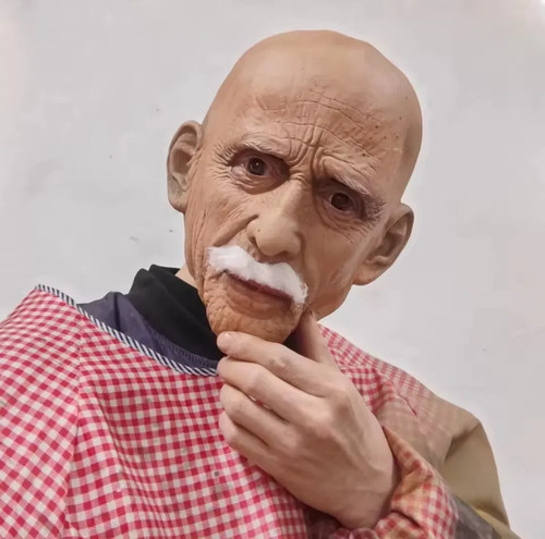 Old man mask - man,