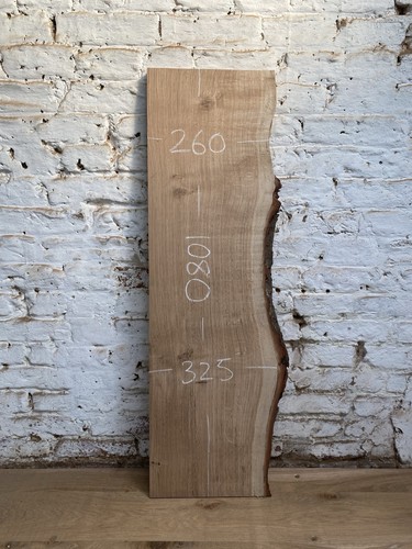 Waney edge live - edge, oak
