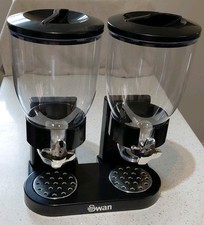 Swan  Double Cereal/Sweet Dispenser Black