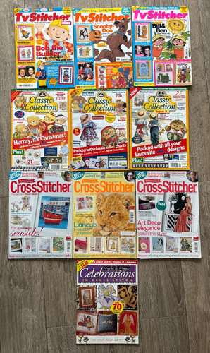 Cross stitch magazines x10 tv - stitch,