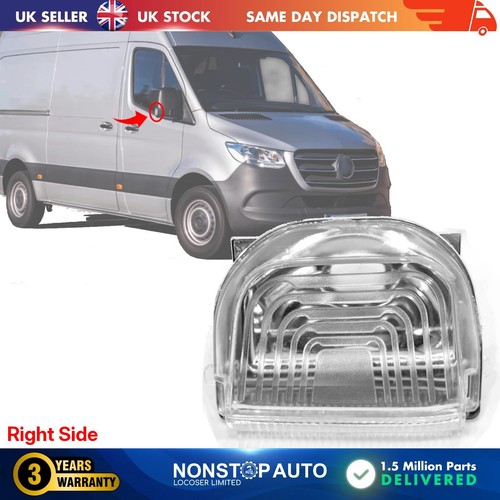 Right wing mirror - wing, repeater