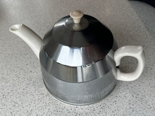 Vintage beverley white teapot - vintage,